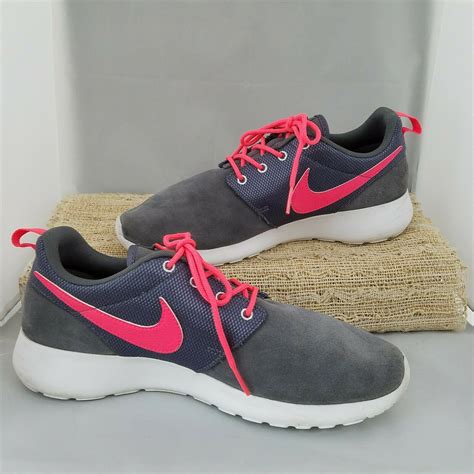 Nike Roshe Run (GS) 599728 002 Dark Grey/Red/White Youth 